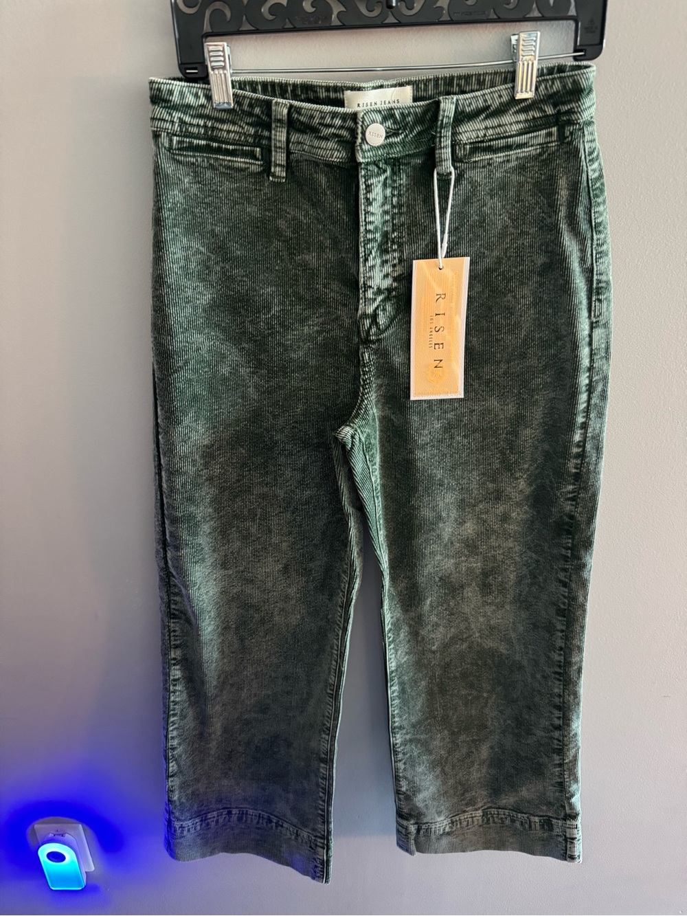 Risen High Rise Flared Corduroy Jeans - Picture 2 of 3